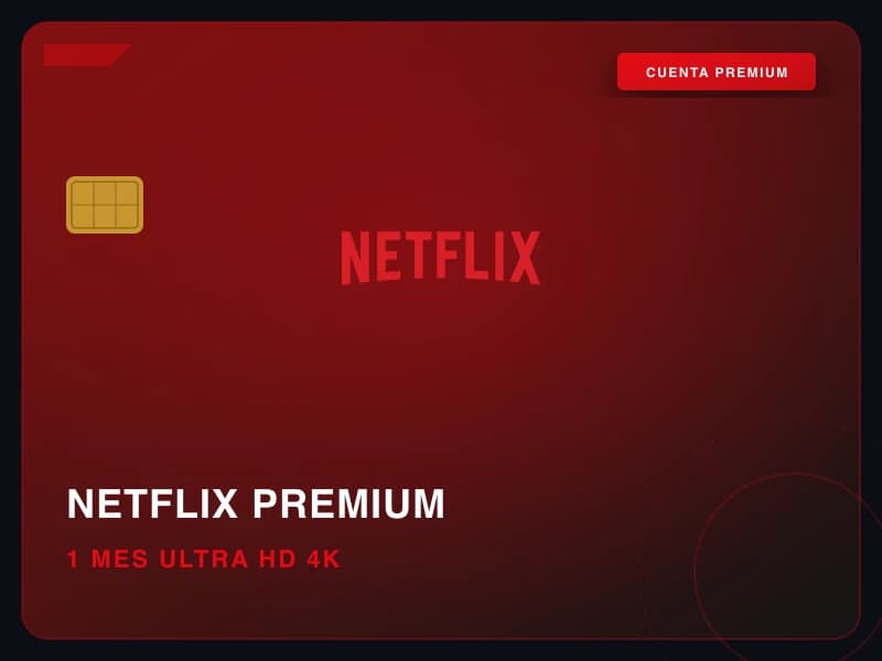 Netflix Premium 1 mes